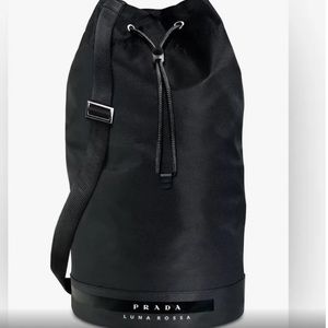 Prada Luna Rosas duffle
